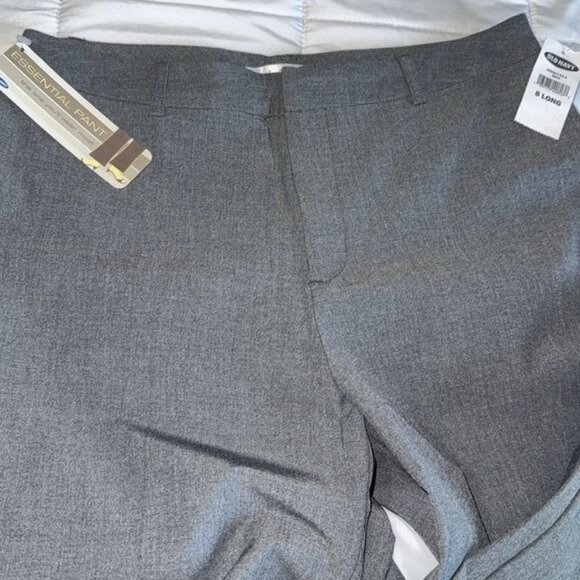 Old Navy Essential Stretch Womens Pants Size 8 Long Gray Rayon/Polyester Blend - Picture 3 of 8